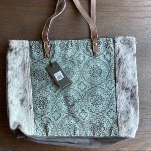 Myra Bag Floral Chic Canvas Tote Bag